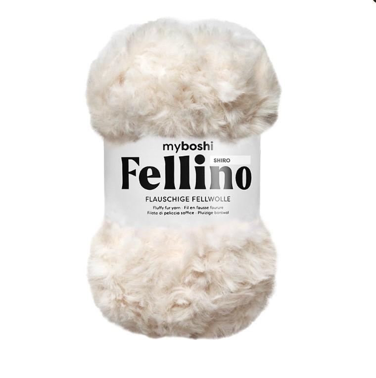 Myboshi Fellino 65m - 891 Shiro Hvit