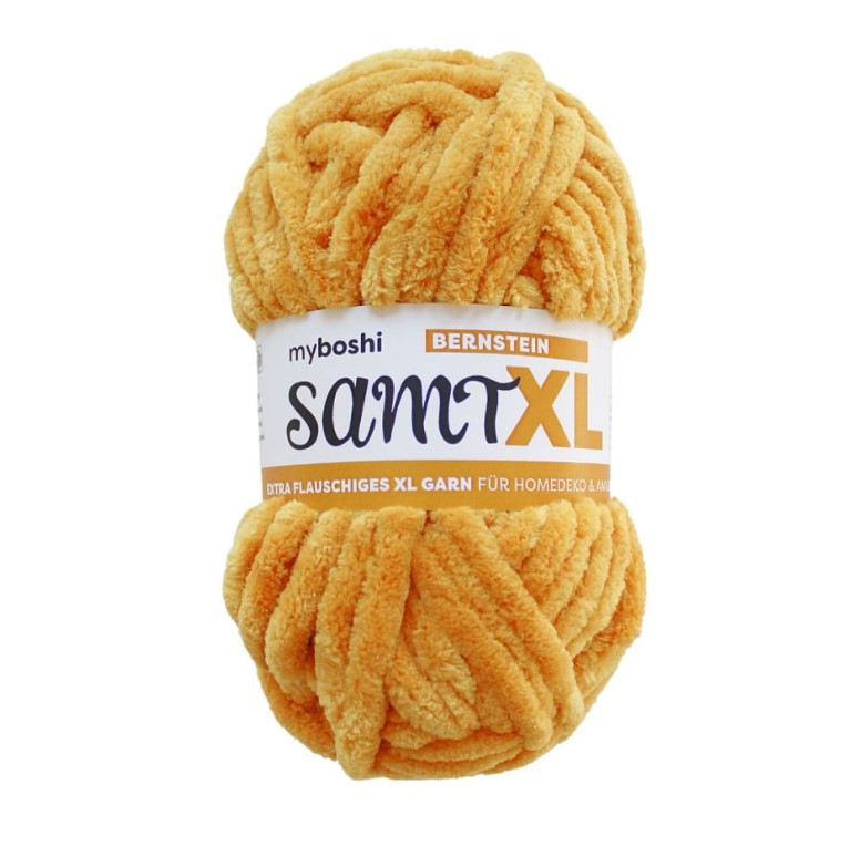 Myboshi SamtXL Chenillegarn 40m - 813 Bernstein