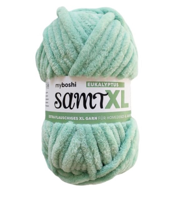 Myboshi SamtXL Chenillegarn 40m - 827 Eukalyptus
