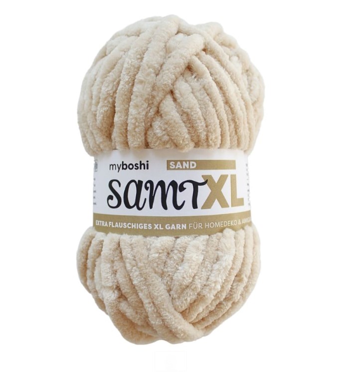 Myboshi SamtXL Chenillegarn 40m - 872 Sand
