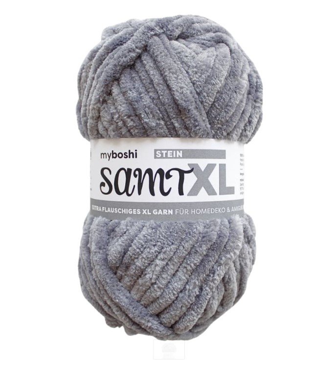 Myboshi SamtXL Chenillegarn 40m - 894 Stein
