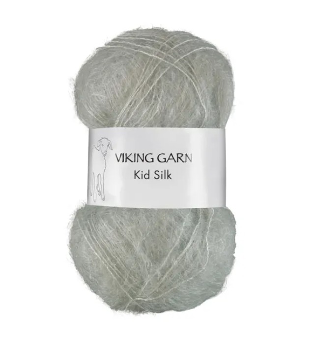 Viking Kid Silk Støvet lys grønn