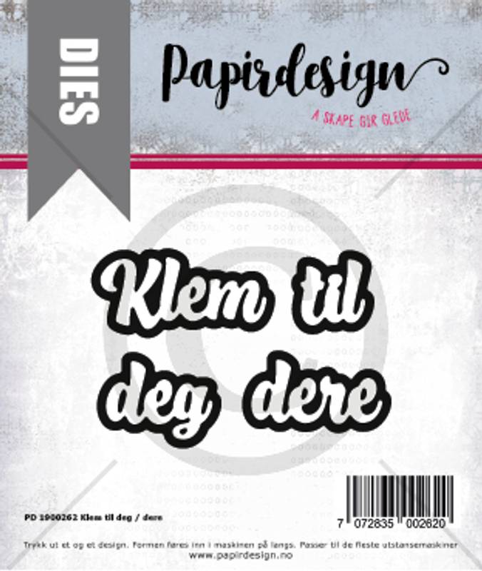 PD Dies Klem til deg/dere