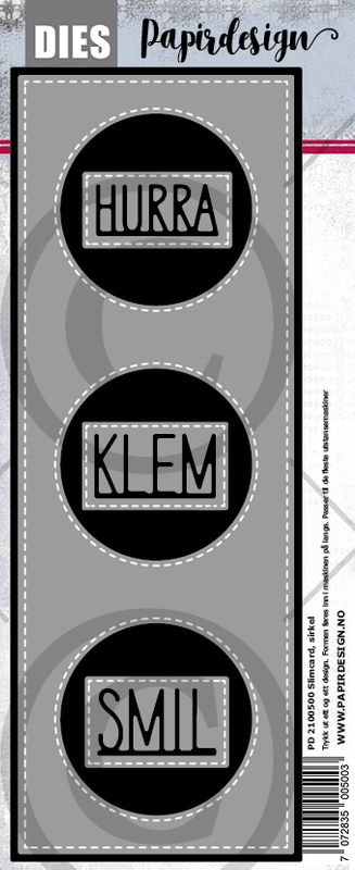 PD Dies Slimcard sirkler