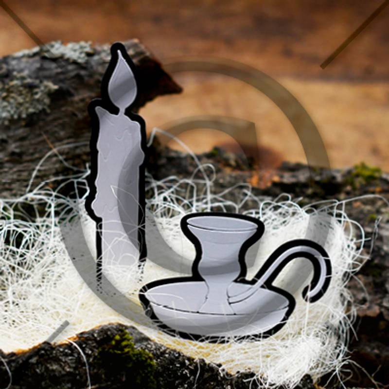 PD Dies Lys og lysestake