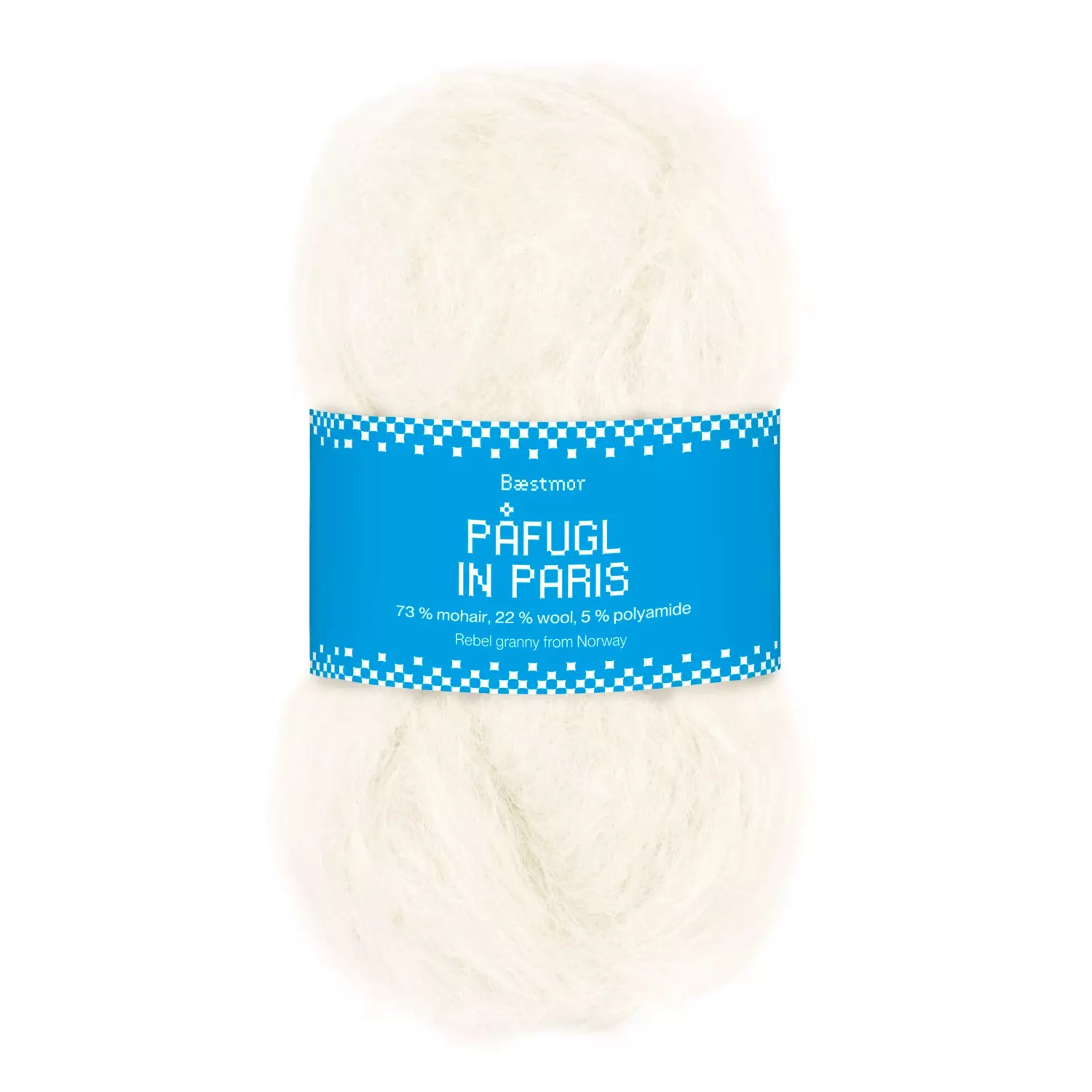 Påfugl in Paris - White