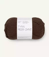 Tynn Peer Gynt Mørk brun 3082