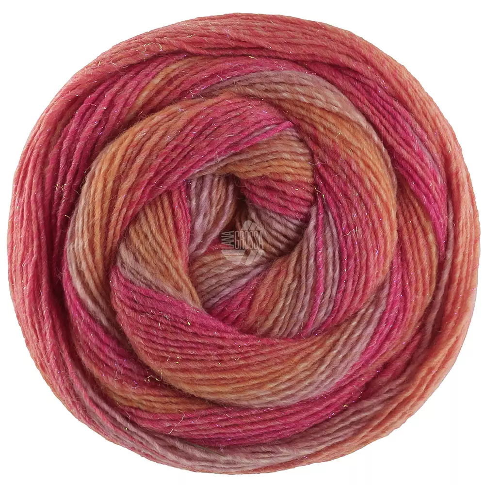 GOMITOLO GALA Pink/rosa/glitter