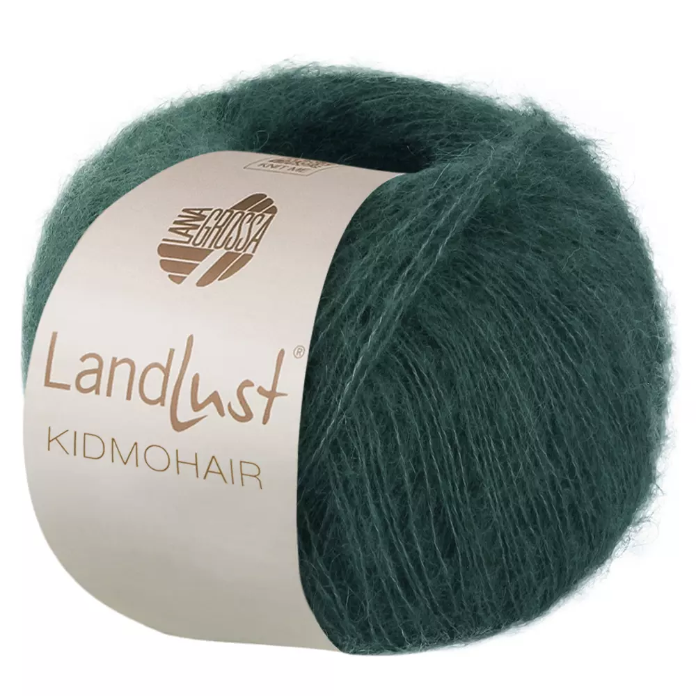 LANDLUST KIDMOHAIR Blågrønn