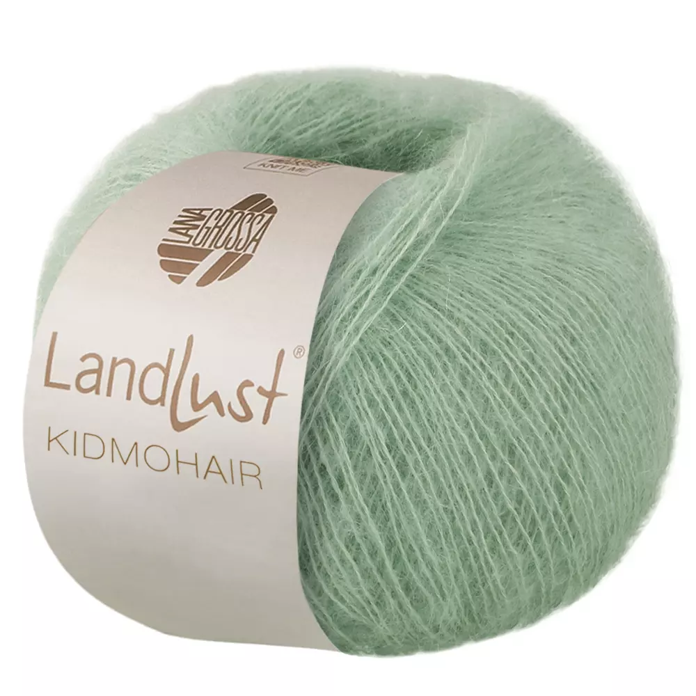 LANDLUST KIDMOHAIR Lys grønn