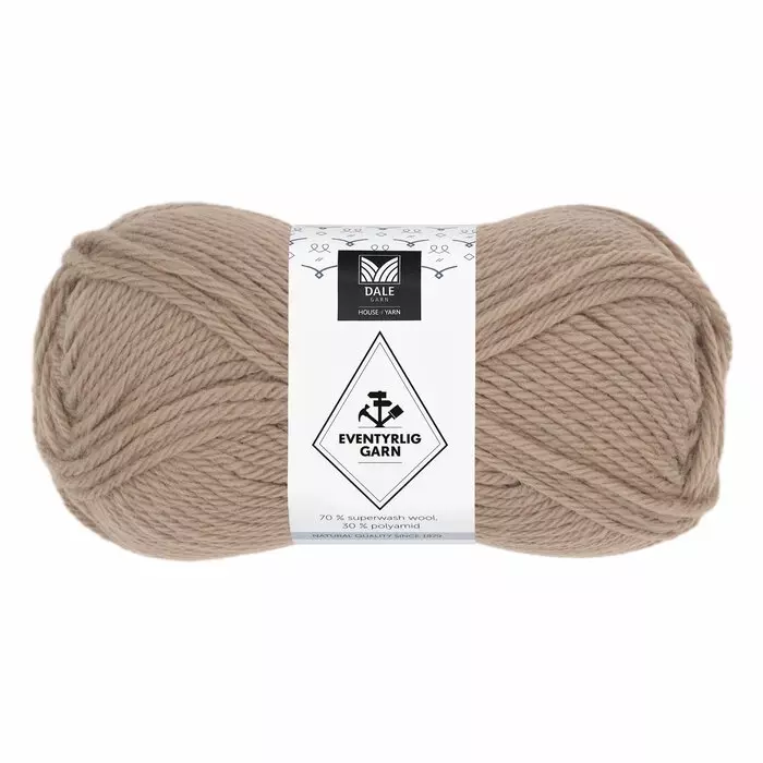 eventyrlig garn - Brun