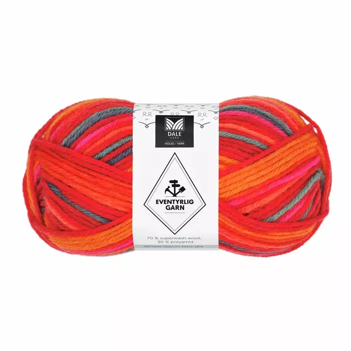 Eventyrlig garn - Lava striper