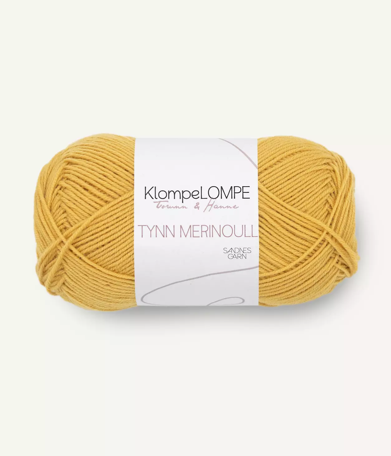 KlompeLOMPE Tynn Merinoull Maisgul