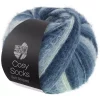Cosy Socks soft stripes Blå