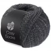 Cosy Socks - Grå/sort