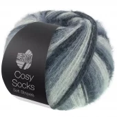 Cosy Socks soft stripes - Sort