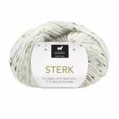 Sterk - Lys grå melert tweed