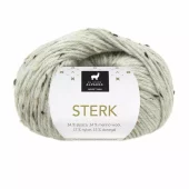 Sterk - Lys grå melert tweed