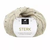 Sterk - Lys beige melert tweed
