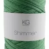 Shimmergarn Grønn/sølv 5251