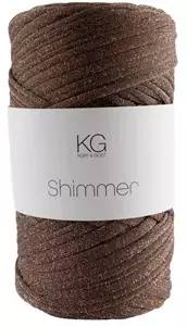 Shimmergarn Brun/sølv 5534