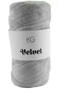 Velvetgarn Lysgrå 5589