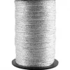 Hekletråd Glitter Sølv 1,5mm 2822