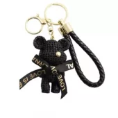 Veskepynt Bamse Sort 3058