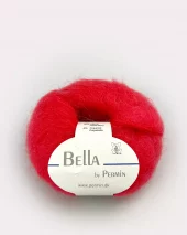 Bella Mohair Mørk Koral