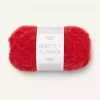 Børstet Alpakka Equestrian Red 4227