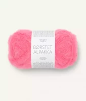 Børstet Alpakka Bubblegum Pink 4315