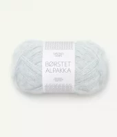 Børstet Alpakka Arctic Ice 5811