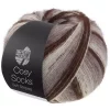 Cosy Socks soft stripes - Brun