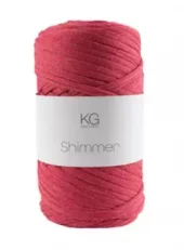 Shimmergarn Rød/gull 3929