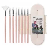 HIMI Penselsett Nylon 8stk - Rosa
