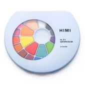 HIMI Solid Watercolour Akvarell Sett - 24stk + pensel