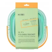 HIMI Sammenleggbar bøtte med håndtak og penselholder 52x47x39mm