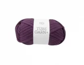Tubegarn+ 7mm Mørklilla 4094