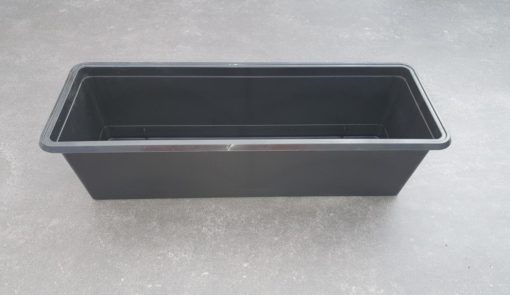 Balkongkasse sort 50 cm