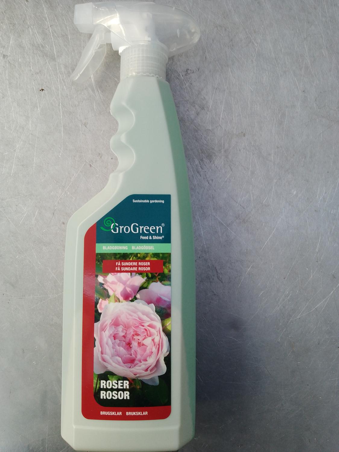 GroGreen rose bladgjødsel 750 ml