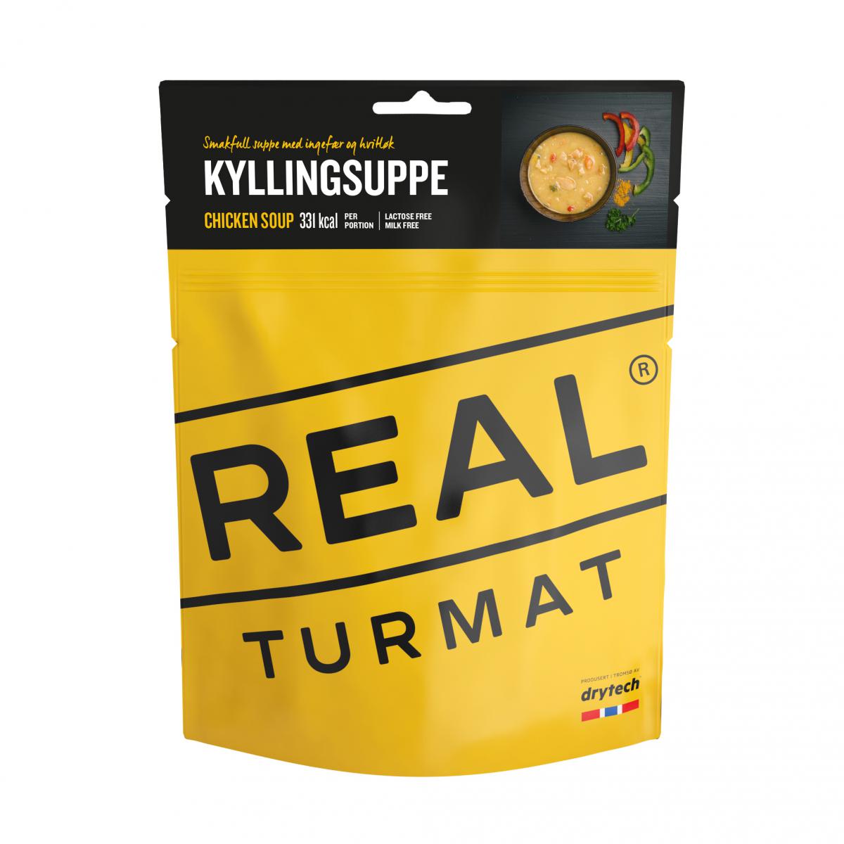 Real Turmat, Kyllingsuppe 370g, Turmat