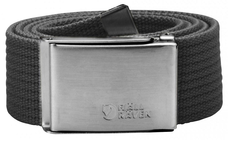 Fjällräven, Canvas Belt, Dark Grey, Belte