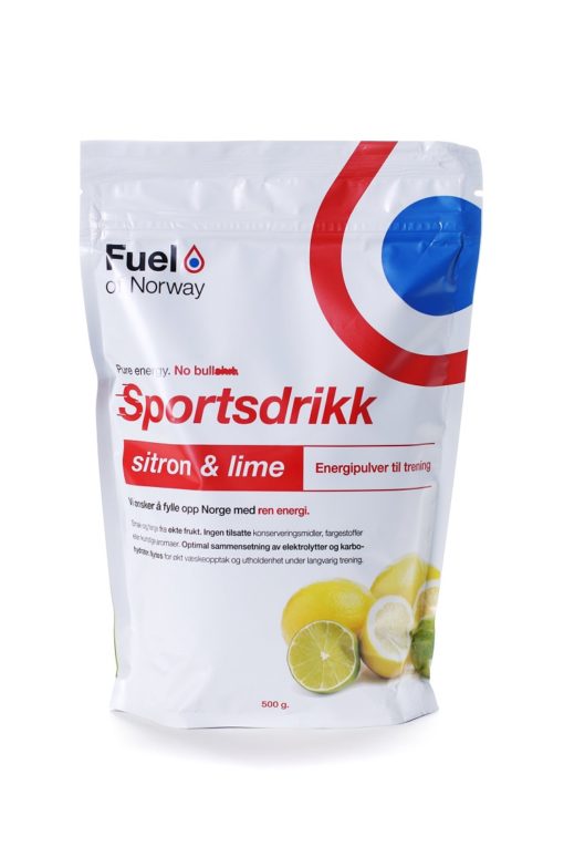 Fuel of Norway, Sportsdrikke 0,5kg Sitron/Lime