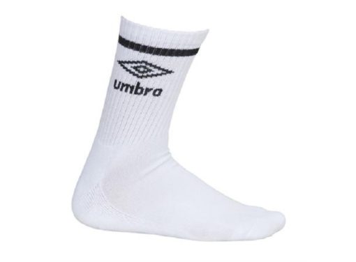 Umbro, Core Tennis Socks 3pk, White, Sokker