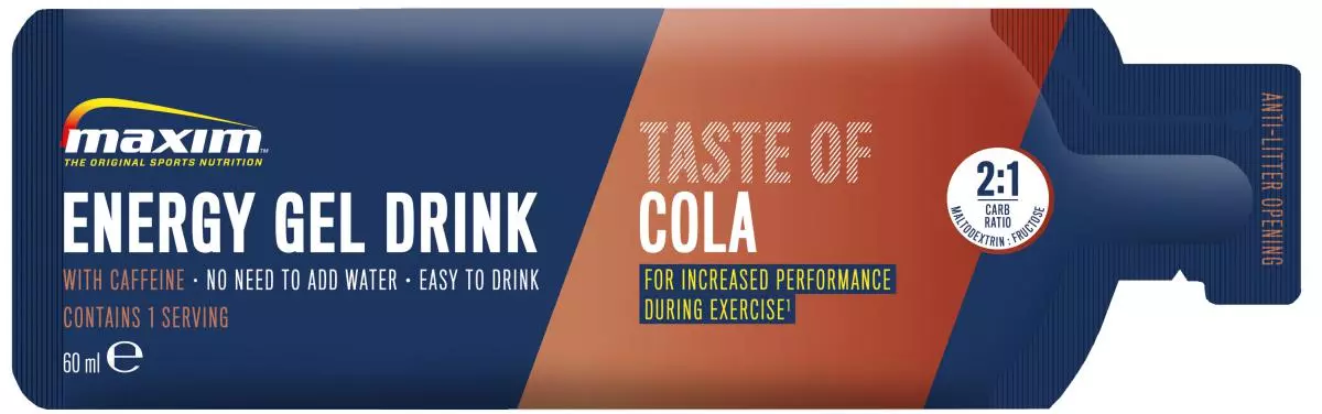 Maxim, Energi Geldrink, Cola m/Koffein