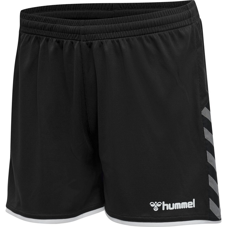 Hummel, HmlAuthentic Poly Shorts W, Black/White, Shorts