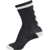 Hummel, Elite Indoor Sock Low, Black/White, Sokker