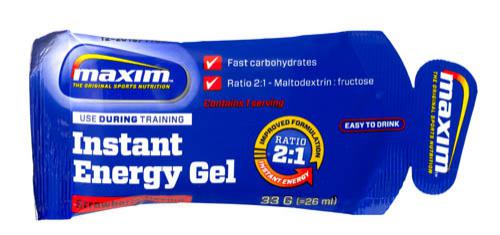Maxim, Instant Energy gel 33g, Strawberry