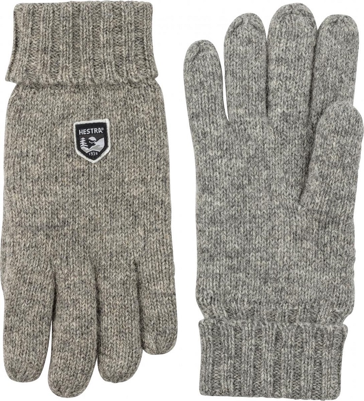 Hestra, Basic Wool Glove, Grå, Hansker