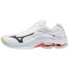 Mizuno, Wave Lightning Z6 W, White/SkyCaptain/Clearwater, Hallsko